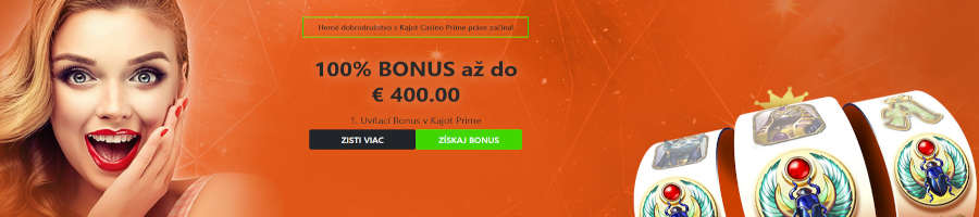 kajot registracny bonus