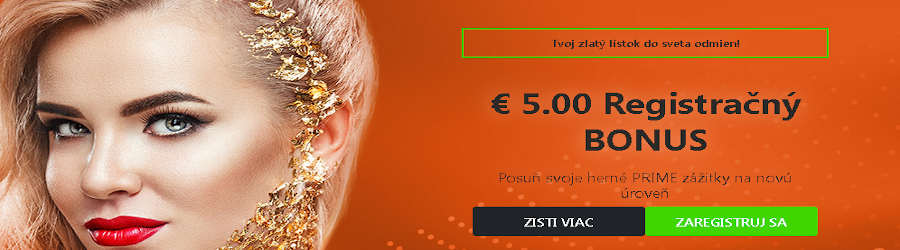 Kajot Prime casino bonus zdarma