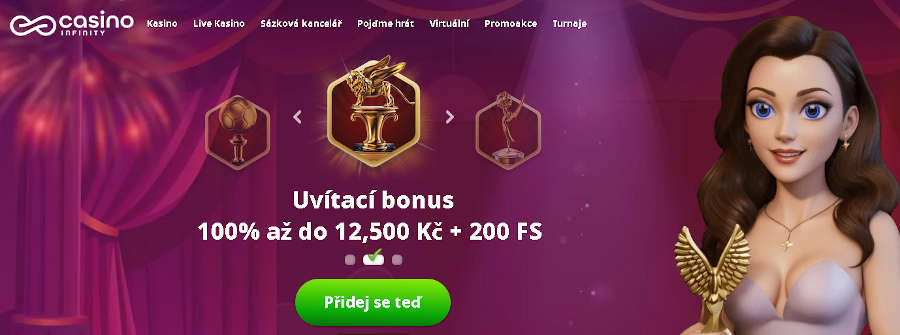 infinity casino bonus pre slovensko