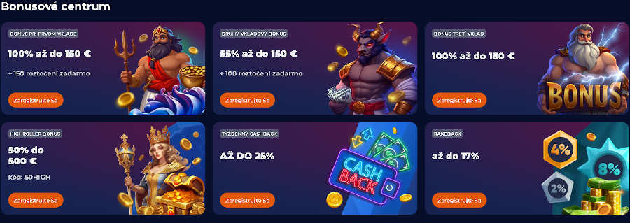 Nine casino bonusy za vklady