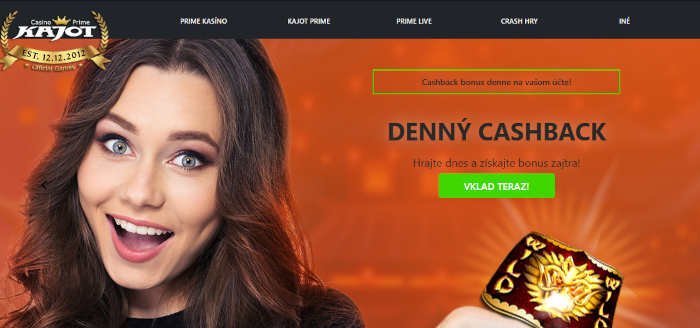 Kajot Cashback