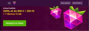 Malina casino pre slovákov bonus