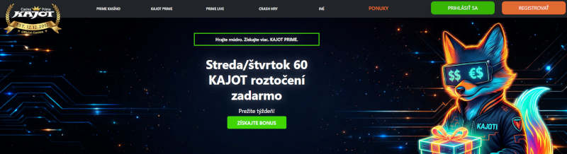 Kajot Casino free spiny bonus