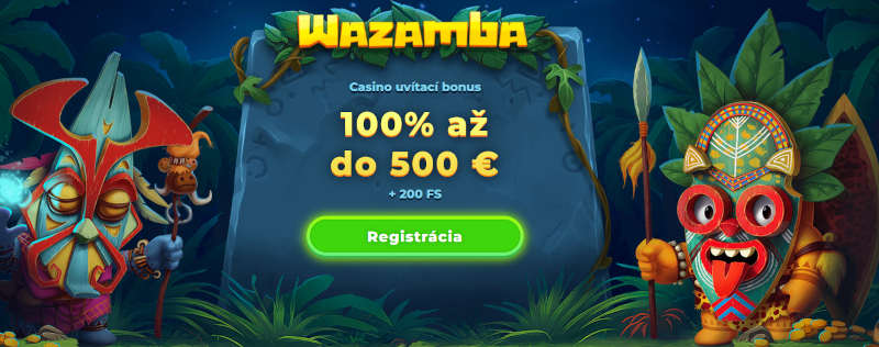 wazamba vstupný bonusy